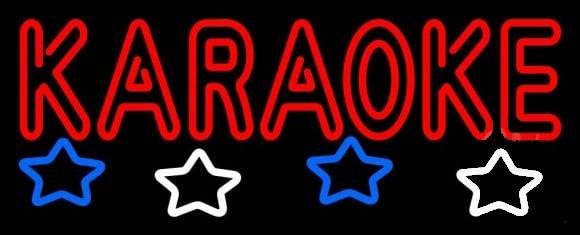 Karaoke Stars Neon Sign